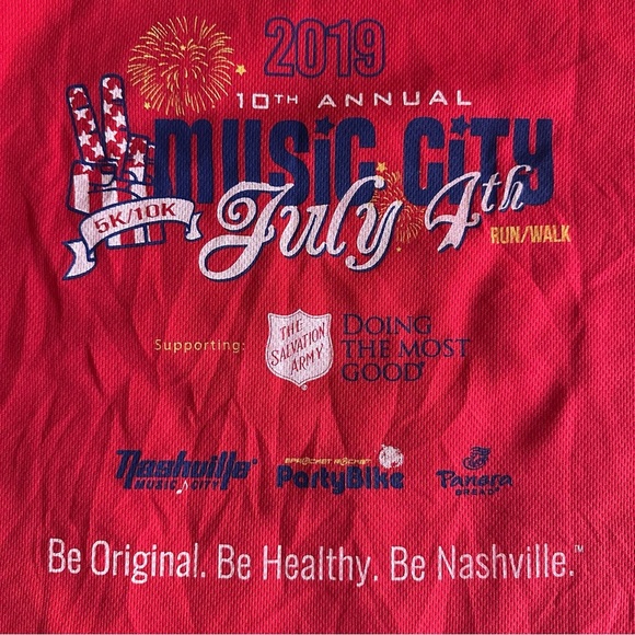 2019 Music City Run Nash July 4th Annual 5K/10K Run/Walk Event Tank M Nashville - Picture 3 of 8